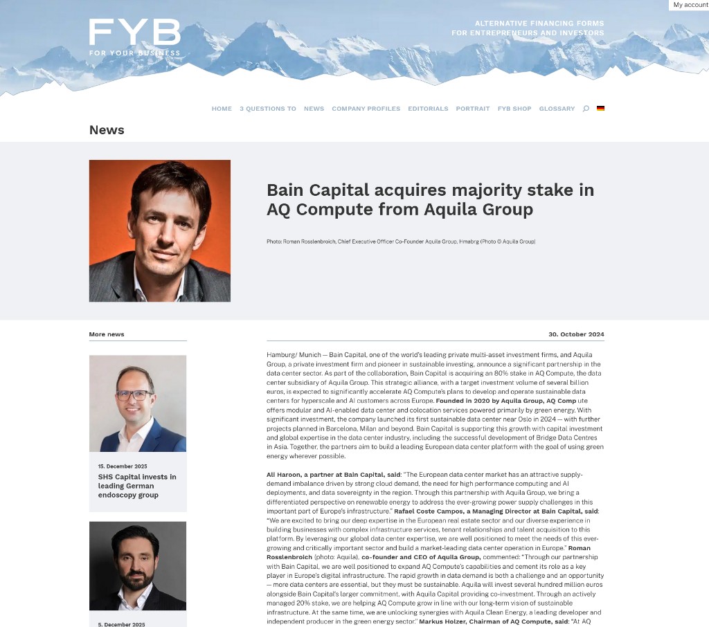 FYB Financial Yearbook article